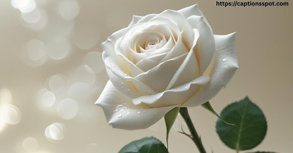 White Rose Captions for Instagram